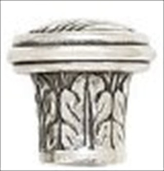 Edgar Berebi 8342/6: 13/16 Nantucket Jewel Cabinet Knob - Burnished Silver Plate