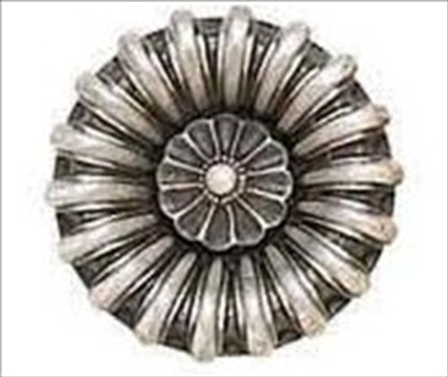 Edgar Berebi 8441/6: 15/16 Nantucket Cabinet Knob - Burnished Silver Plate Edgar Berebi 8441/6: 15/16 Nantucket Cabinet Knob - Burnished Silver Plate