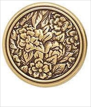 Edgar Berebi 8308bb: 1-1/4 Nantucket Cabinet Knob - Burnished Brass