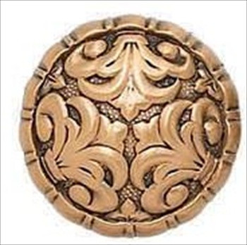 Edgar Berebi 8393/1: 1-1/8 Belleview Cabinet Knob - Museum Gold Plate