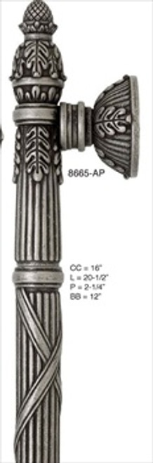 Edgar Berebi 8665ap: 16 cc Hyde Park Appliance Pull - Artisan Pewter