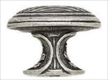 Edgar Berebi 8471ap: 1-1/2 Cambridge Oval Cabinet Knob - Artisan Pewter