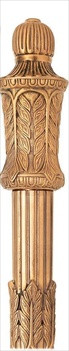 Edgar Berebi 8631/1: 3-1/2" cc Glendale Cabinet Pull - Museum Gold Plate