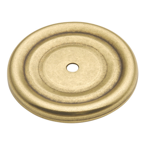 Hickory P282-LP: 1-7/8" Manor House Round Backplate - Lancaster Hand Polished