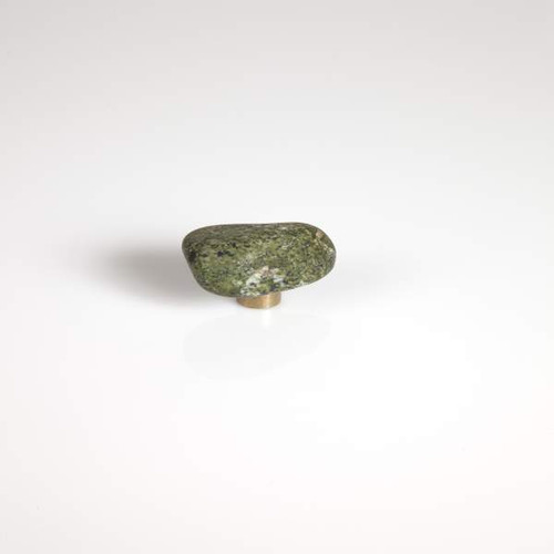 Michigan Naturals Forest Floor green mix Stone Knob, Large Michigan Naturals Forest Floor green mix Stone Knob, Large
