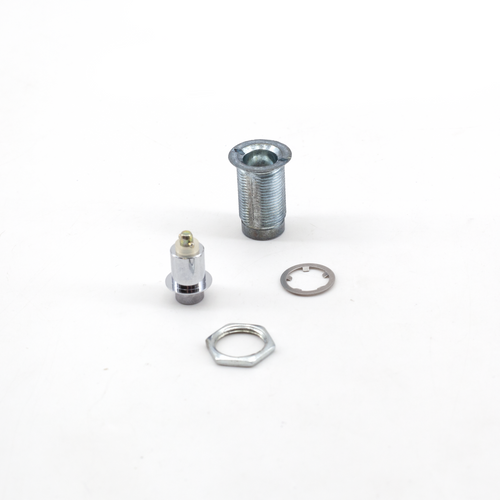 Sugatsune 152F-03-1: 18mm Mini Flush Push Lock Fastener - Polished Chrome