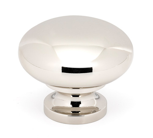Alno A1136-PN: 1-3/4" Traditional Round Cabinet Knob - Polished Nickel