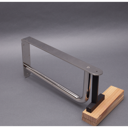 Sugatsune BY-400: 400mm Reinforced Support bracket - Mirror Stainless Steel