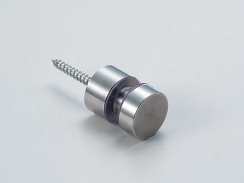 Sugatsune 7120VA: 22mm Round Glass Standoff - Satin Stainless Steel