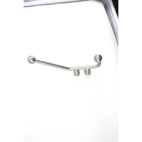 Sugatsune DSH-03: Modern Double Coat Hook w/Ball End- Satin Stainless Steel