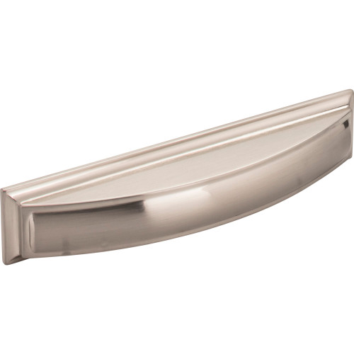 Jeffrey Alexander 436-128SN: 128mm cc Annadale Cup Cabinet Pull - Satin Nickel