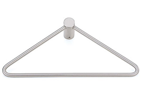 Sugatsune DST-06-L: 213mm Modern Triangular Towel Hanger - Satin Stainless Steel