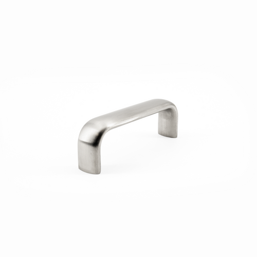 Sugatsune DL-70-S: 64mm cc Oval Bar Handle - Satin Stainless Steel
