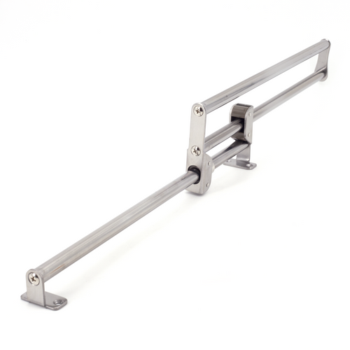 Sugatsune A-360: 598mm Extension Hanger - Satin Stainless Steel