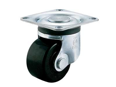 Sugatsune HG-50GNB: Low Profile Heavy Duty Caster w/Spindle Bearing Wheel