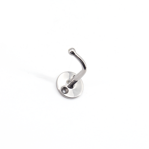 Sugatsune FC-50: 1-1/2" Single Wall Hook w/Ball Tip - Mirror Stainless Steel Sugatsune FC-50: 1-1/2" Single Wall Hook w/Ball Tip - Mirror Stainless Steel