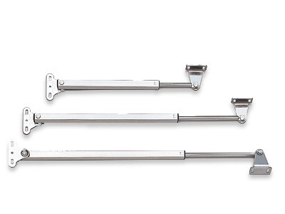 Sugatsune LK-222: 222mm Spring Loaded Lid Stay - Satin Stainless Steel