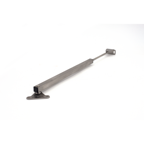 Sugatsune LK-335: 335mm cc Spring Loaded Lid Stay - Satin Stainless Steel