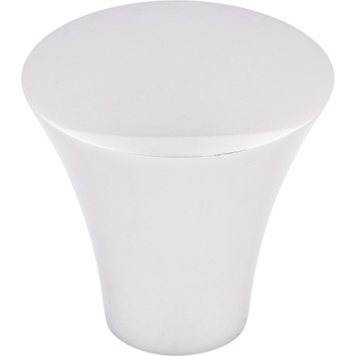 Top Knobs TK380PC: 1-1/8" Shrewsbury Tapered Cabinet Knob - Polished Chrome