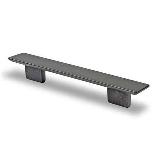 Topex 96 or 128mm cc Italian Designs Flat Bar Cabinet Pull - Dark Bronze