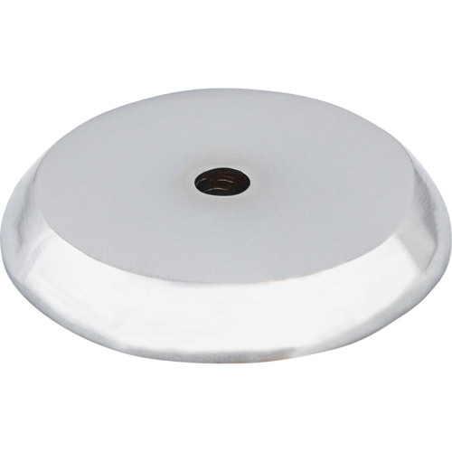 Top Knobs M2027: Aspen II Round Backplate - Polished Chrome