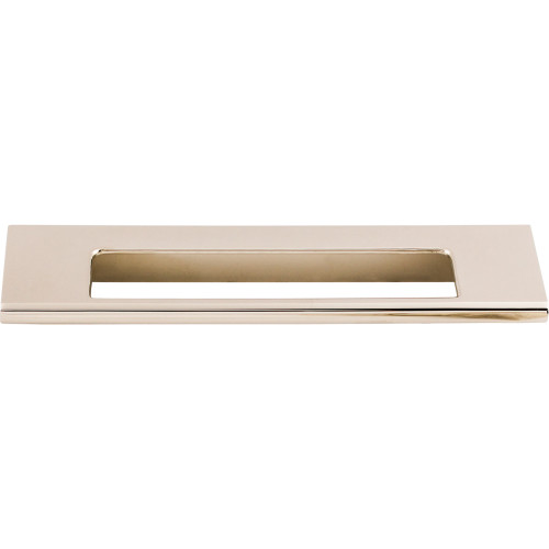 Top Knobs TK521PN: 5" cc Europa Tab Cabinet Pull - Polished Nickel