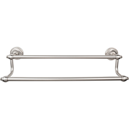 Top Knobs TUSC9BSN: 24" cc Tuscany Double Towel Bar - Brushed Satin Nickel