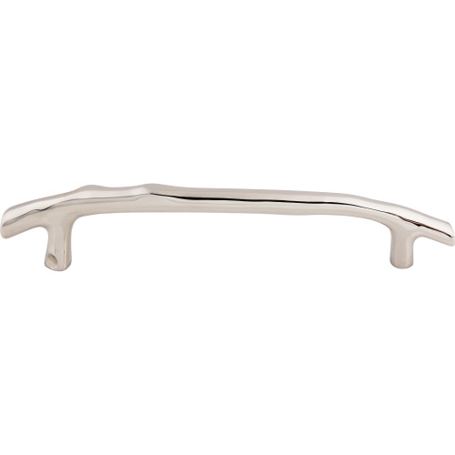 Top Knobs M1971: 12" cc Aspen II Twig Appliance Pull - Polished Nickel