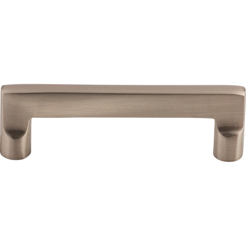 Top Knobs M1972: 4" cc Aspen II Flat-Sided Cabinet Pull - Brushed Satin Nickel