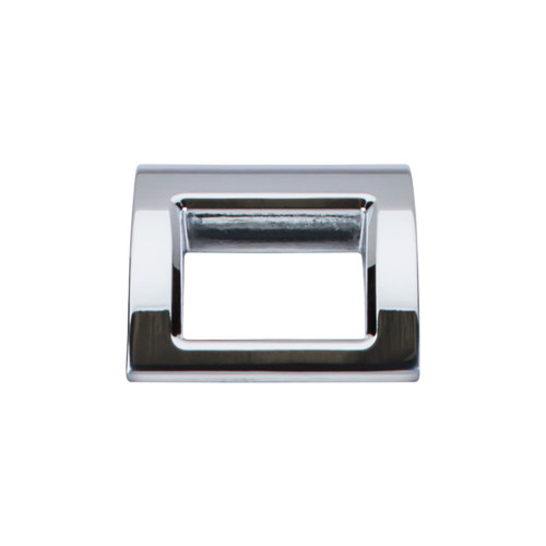 Top Knobs TK616PC: Tango Finger Cabinet Pull - Polished Chrome