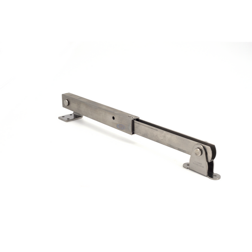 Sugatsune LBTS-350L: 350mm Heavy Duty Multi-Angle Lid Stay (left) - Satin Stainless Steel