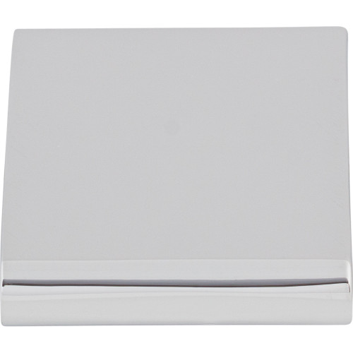 Top Knobs TK500PC: 5/8" cc Europa Tab Cabinet Pull - Polished Chrome