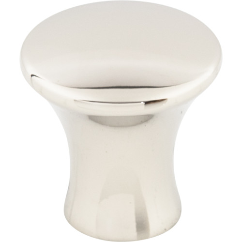 Top Knobs TK590PN: 7/8" Oculus Round Cabinet Knob - Polished Nickel