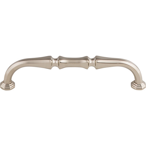 Top Knobs TK342PN: 5" cc Chalet D-Handle Cabinet Pull - Polished Nickel
