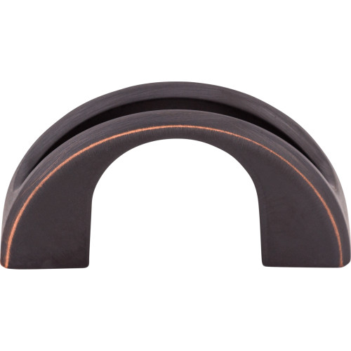 Top Knobs TK617UM: 1-1/4" cc Tango Bow Cabinet Pull - Umbrio