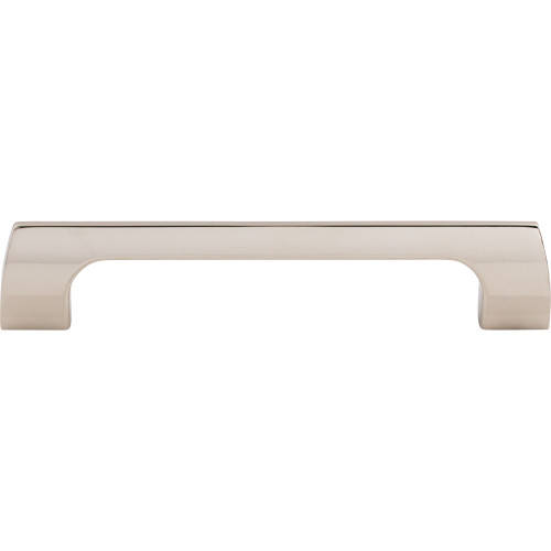 Top Knobs TK544PN: 5-1/16" cc Holland Rectangular Bar Cabinet Pull - Polished Nickel