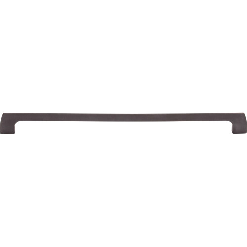 Top Knobs TK547SAB: 12" cc Holland Rectangular Bar Cabinet Pull - Sable