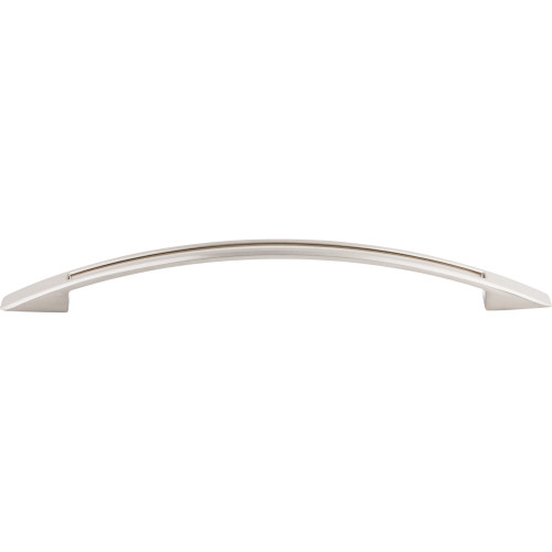 Top Knobs TK621BSN: 7-1/2" cc Tango Bow Cabinet Pull - Brushed Satin Nickel