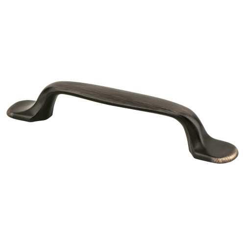 Berenson 2078-10VB: 96mm cc Village Cabinet Pull - Verona Bronze
