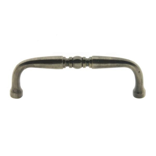 IDH Brass 25092-15A: 3-1/2" cc Colonial Cabinet Pull - Antique Nickel