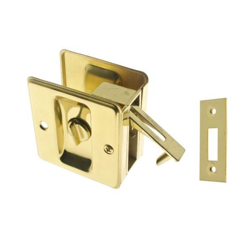 IDH Brass 25411-003: 2-3/4" Pocket Privacy Door Pull - Polished Brass