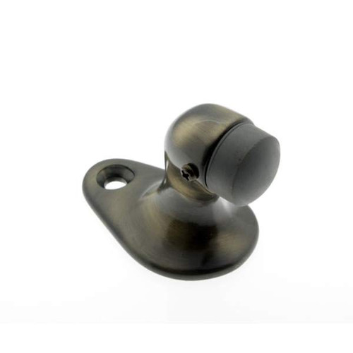 IDH Brass 13012-005: 2" Gooseneck Small Door Stop - Antique Brass