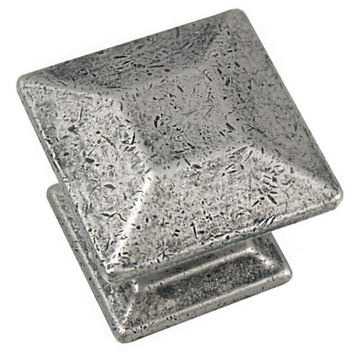MNG 83564: Large Poise Square Cabinet Knob w/Back Plate - Oil Rubbed Bronze MNG 83564: Large Poise Square Cabinet Knob w/Back Plate - Oil Rubbed Bronze