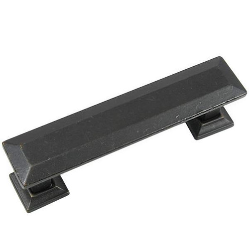 MNG 83613: 3" cc Poise Rectangular Cabinet Pull w/Back Plate - Oil Rubbed Bronze MNG 83613: 3" cc Poise Rectangular Cabinet Pull w/Back Plate - Oil Rubbed Bronze