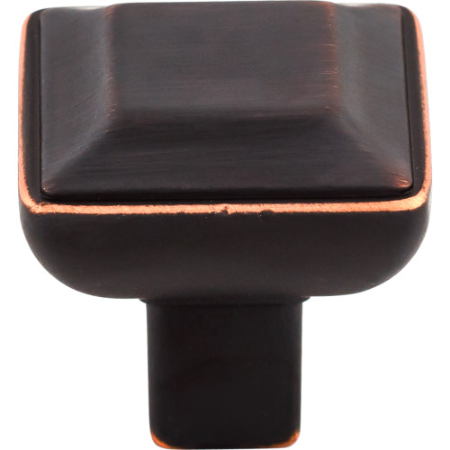 Top Knobs TK671UM: 1-1/8" Podium Square Cabinet Knob - Umbrio