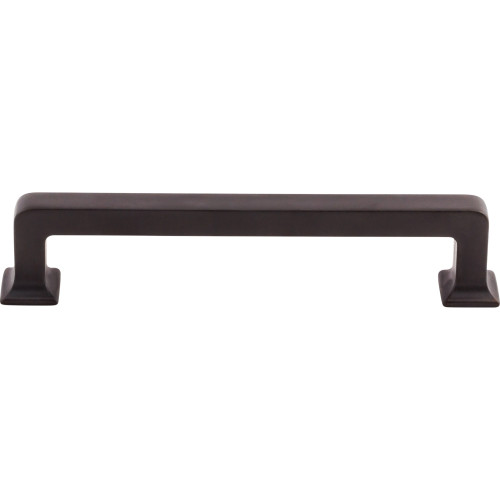 Top Knobs TK704SAB: 5-1/16" cc Ascendra Rectangular Bar Cabinet Pull - Sable