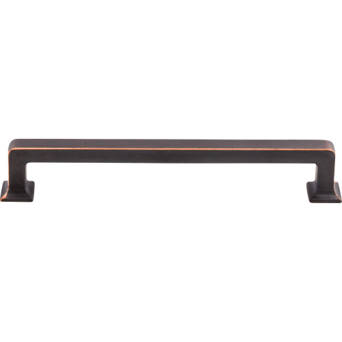 Top Knobs TK705UM: 6-5/16" cc Ascendra Rectangular Bar Cabinet Pull - Umbrio