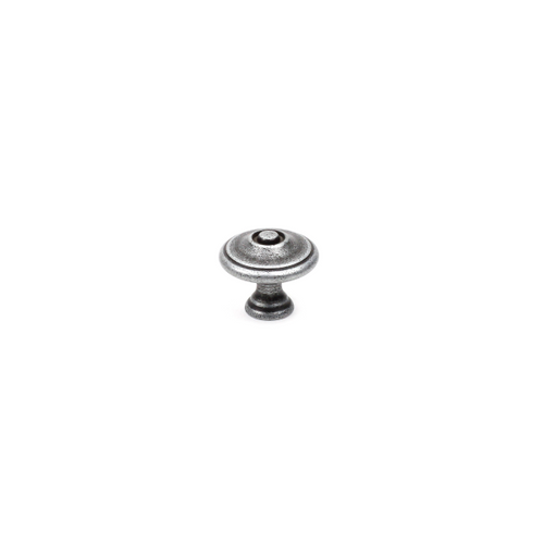 Century 15825-AS: 1-3/16" Hartford Classic Cabinet Knob - Aged Silver