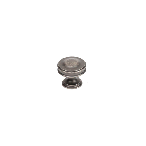 Century 29407-RS: 1-3/8" Belvedere Round Cabinet Knob - Regent Silver