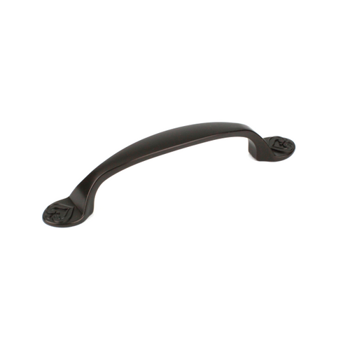 Century 28046-OBL: 96mm cc Iris Cabinet Pull - Light Oil Rubbed Bronze